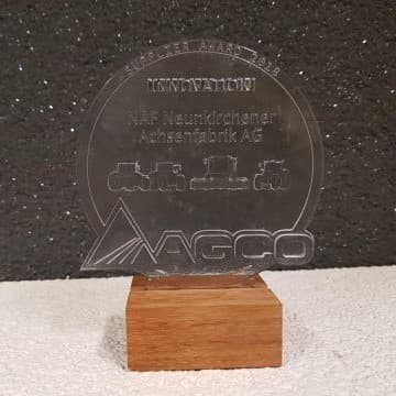 Agco Auszeichnung Teaser - NAF Neunkirchener Achsenfabrik