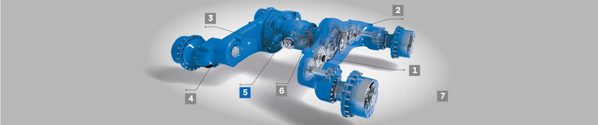 Bogieachse Differentialsperre NAF Neunkirchener Achsenfabrik