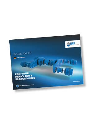 Cover page of the brochure on NAF bogie axles